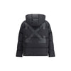 Off-White Hooded Diagonal Arrow Down Jacket Off-White