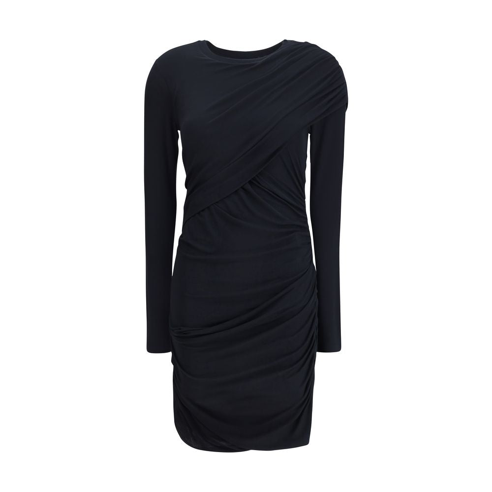 Marant Etoile Denise short dress in draped jersey Marant Etoile