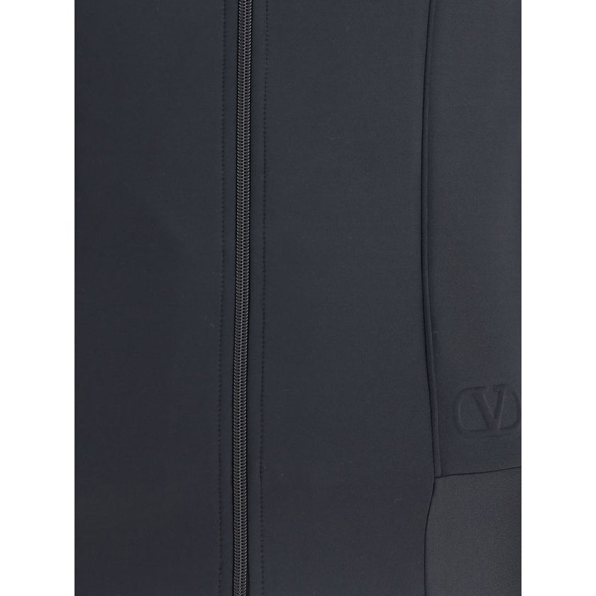 Valentino Black Polyester Sweatshirt Valentino