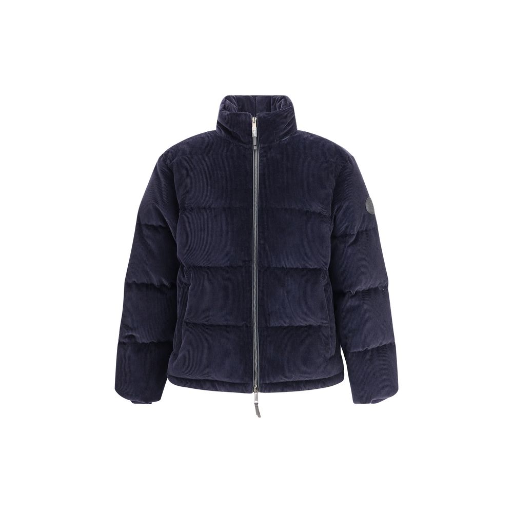 Burberry Cropped Corduroy Down Jacket Burberry