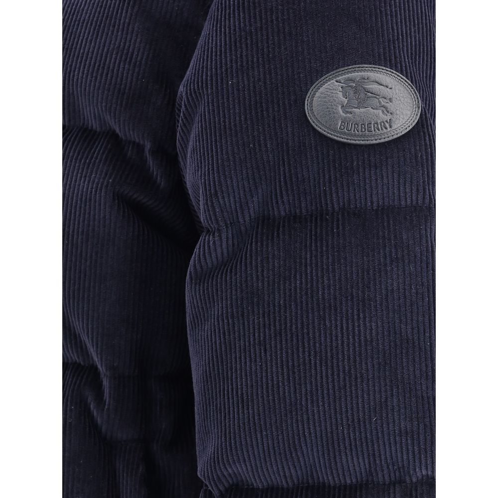 Burberry Cropped Corduroy Down Jacket Burberry