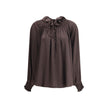 Burberry Geometric Silk Blouse Burberry