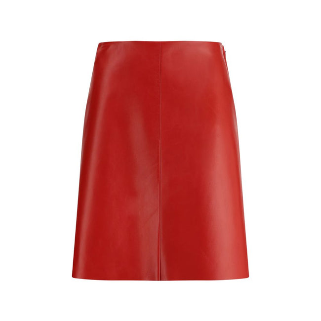 Miu Miu Nappa Leather Skirt Miu Miu
