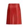 Miu Miu Nappa Leather Skirt Miu Miu