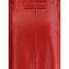 Miu Miu Nappa Leather Skirt Miu Miu