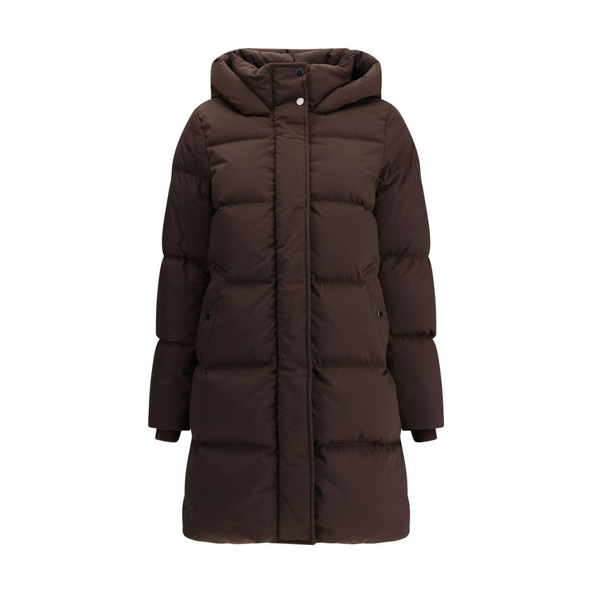 Woolrich Brown Goose Down Parka Woolrich