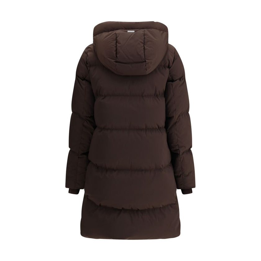 Woolrich Brown Goose Down Parka Woolrich