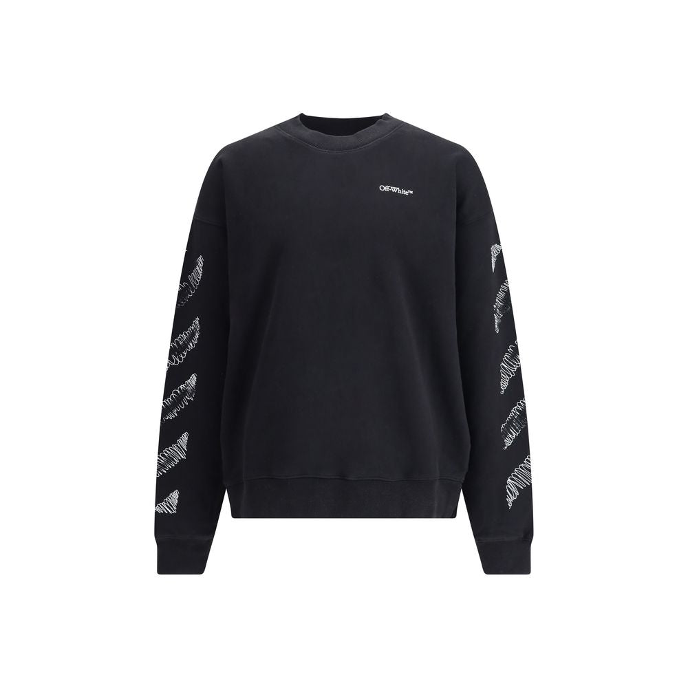 Off-White Scribble Diag Skate Crewneck Off-White