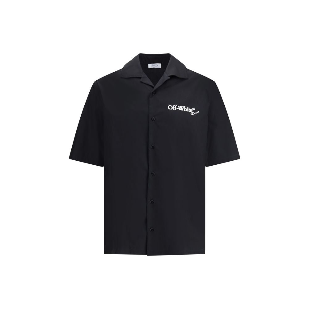 Off-White Bowling Shirt in Poplin Off-White