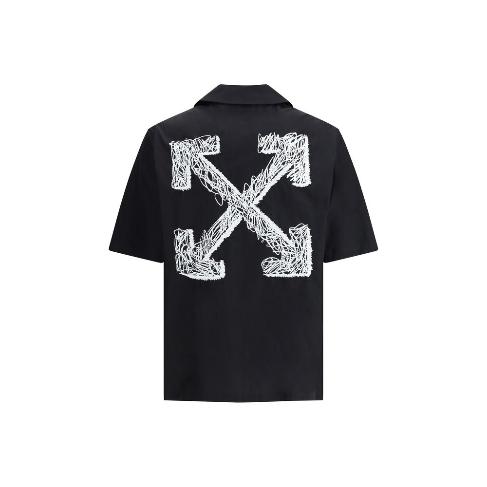 Off-White Bowling Shirt in Poplin Off-White