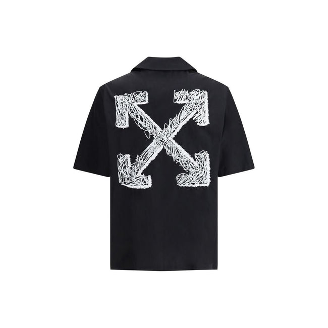 Off-White Bowling Shirt in Poplin Off-White