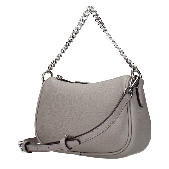 Michael Kors Gray Leather Handbags Michael Kors