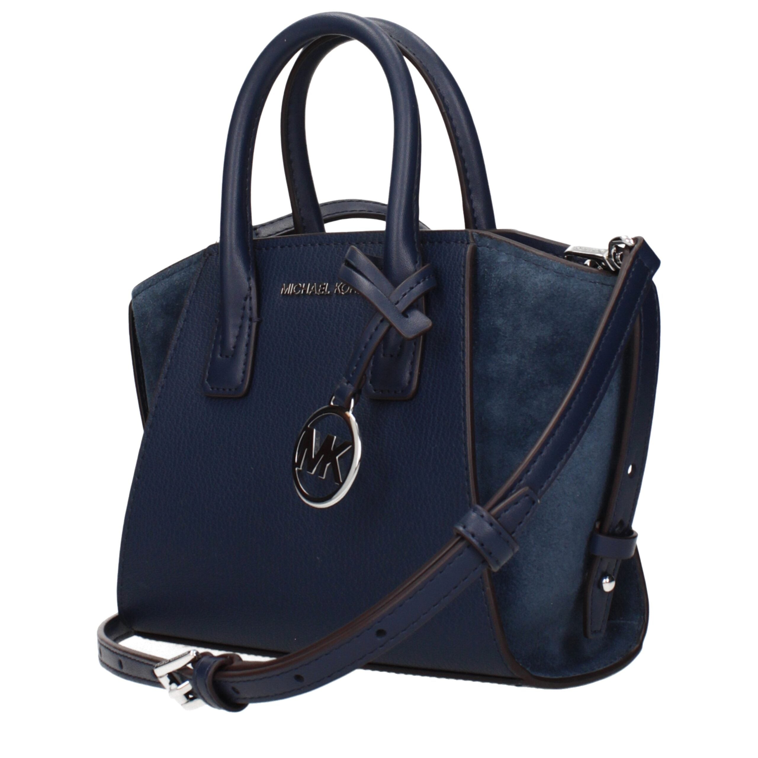 Michael Kors Blue Leather Handbags Michael Kors