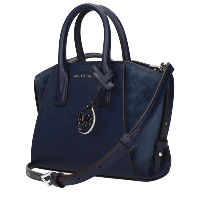 Michael Kors Blue Leather Handbags Michael Kors