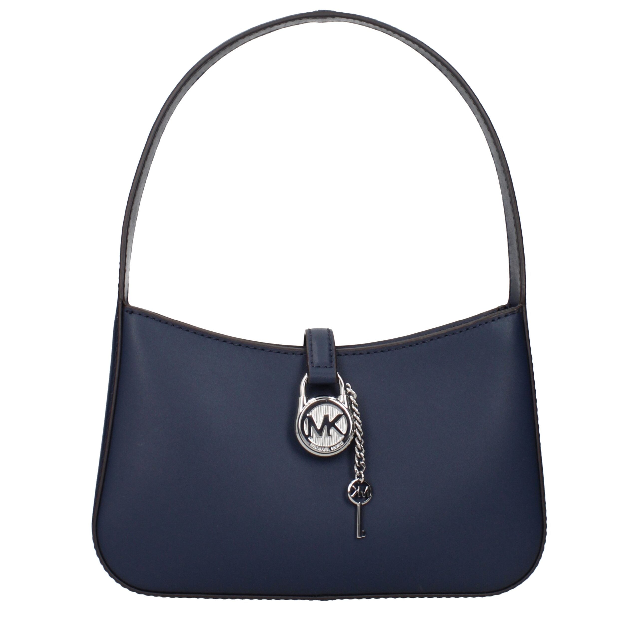 Michael Kors Blue Leather Handbags Michael Kors