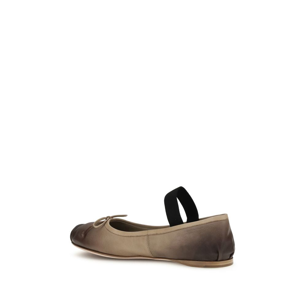 Miu Miu Leather Ballerinas Miu Miu