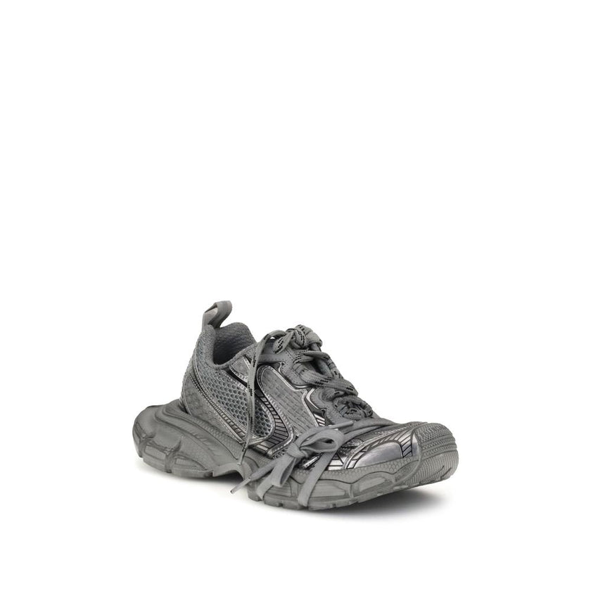 Balenciaga Gray Polyurethane Chunky Sneakers Balenciaga