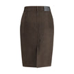 Saint Laurent Denim Pencil Skirt Saint Laurent