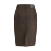Saint Laurent Denim Pencil Skirt Saint Laurent