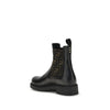 Fendi FF leather and fabric Ankle Boots Fendi