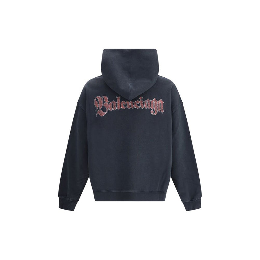 Balenciaga Black Cotton Sweatshirt Balenciaga