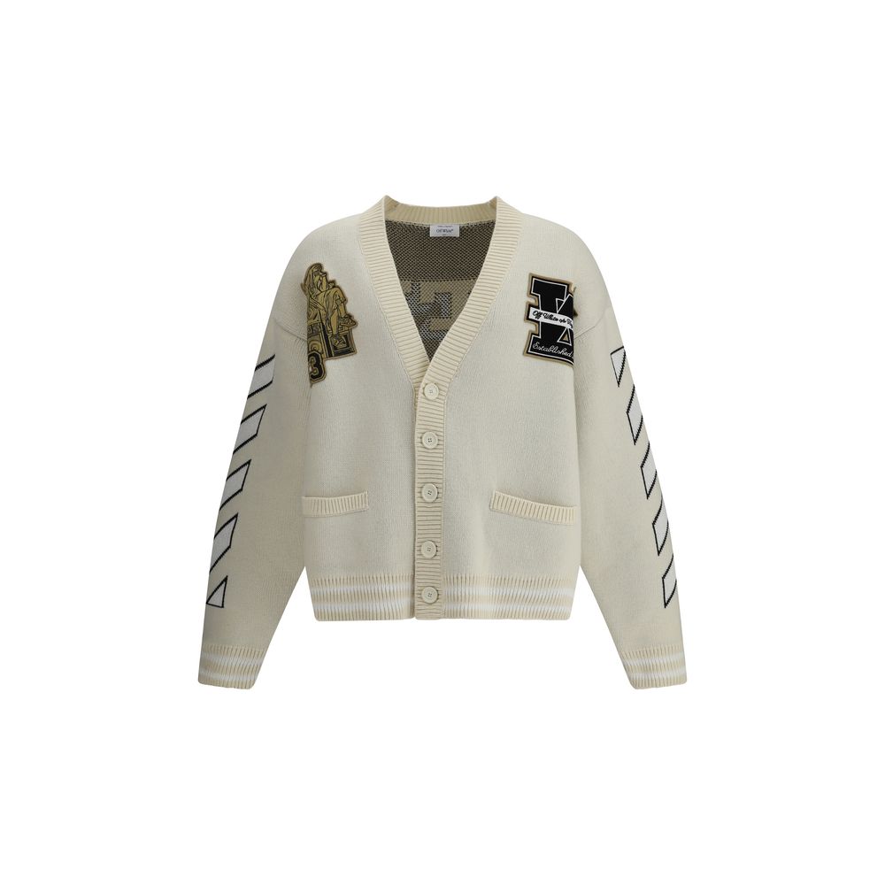 Off-White Moon Vars Knit Cardigan Off-White
