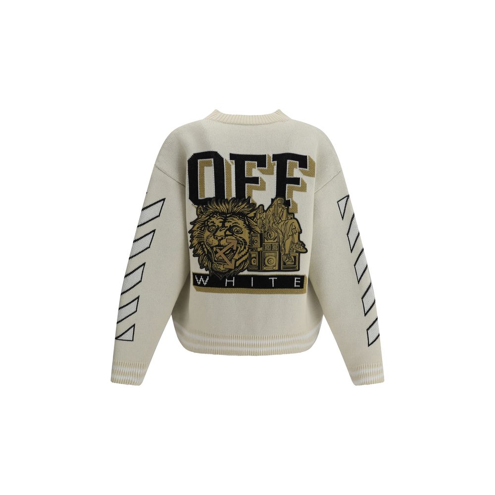 Off-White Moon Vars Knit Cardigan Off-White