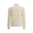 Aragona Cashmere Braided Turtleneck Sweater Aragona Cashmere
