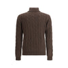 Aragona Cashmere Braided Turtleneck Sweater Aragona Cashmere