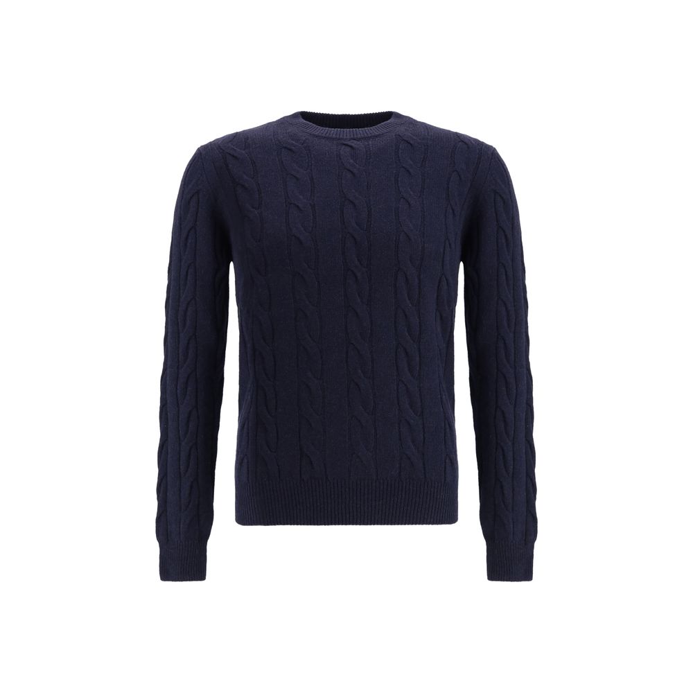 Aragona Cashmere Braided-effect crewneck Sweater Aragona Cashmere