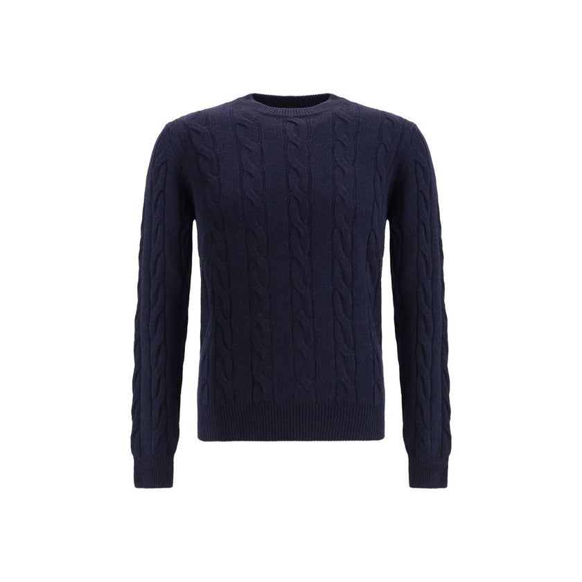 Aragona Cashmere Blue Cashmere Cashmere Sweater Aragona Cashmere