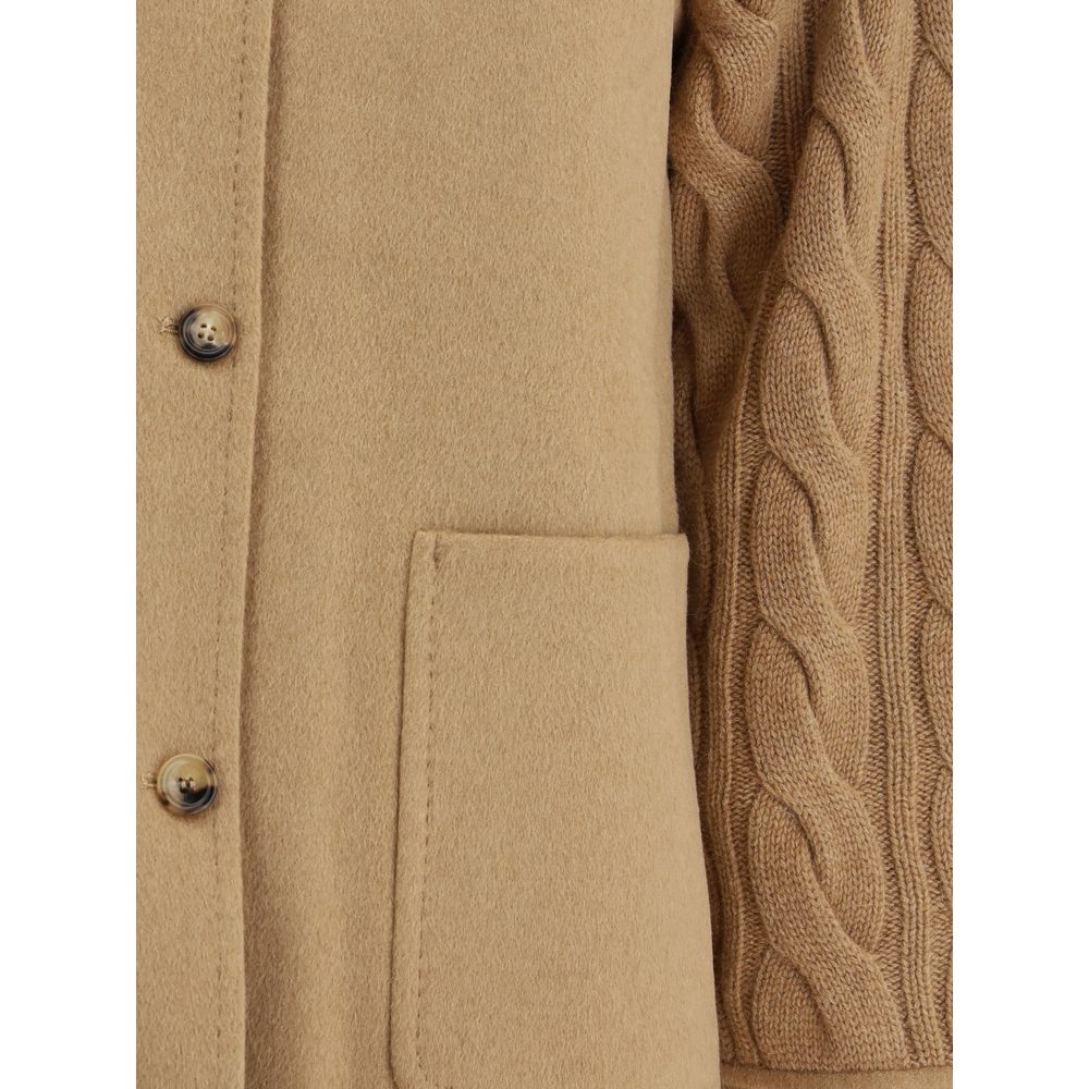 Max Mara Double-breasted Jacket with contrasted sleeves Max Mara