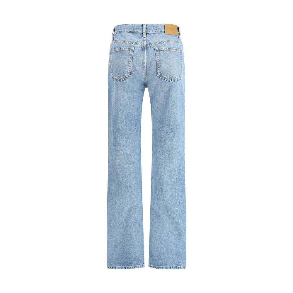 Saint Laurent NICO low-rise jeans in Bahamas denim Saint Laurent