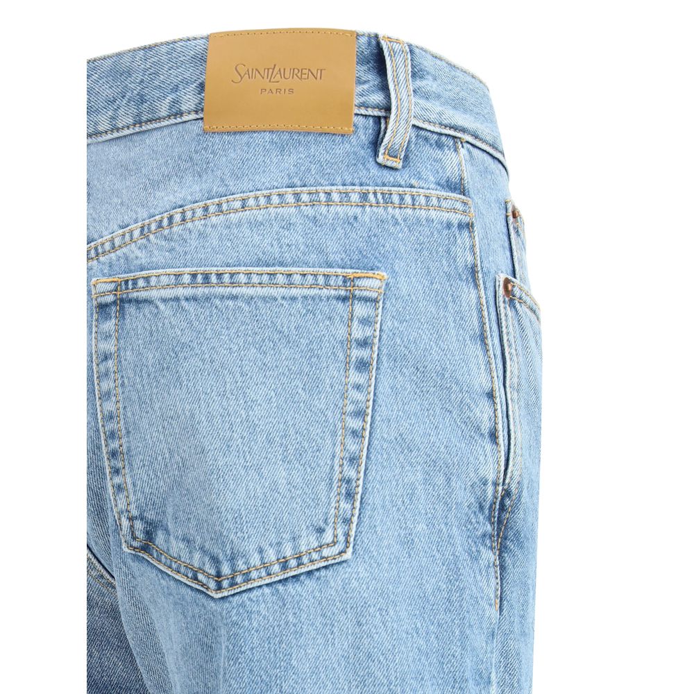 Saint Laurent NICO low-rise jeans in Bahamas denim Saint Laurent