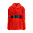 Balenciaga Wrap Faux Fur Coat Balenciaga