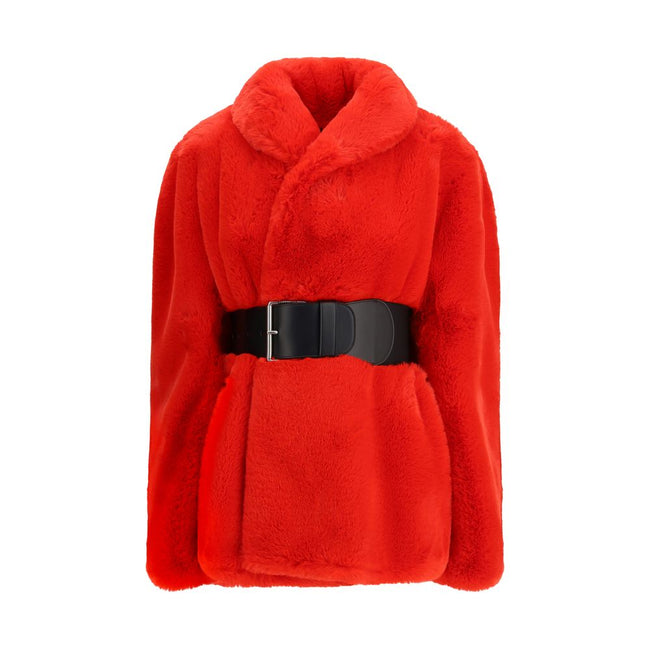 Balenciaga Wrap Faux Fur Coat Balenciaga
