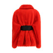 Balenciaga Wrap Faux Fur Coat Balenciaga