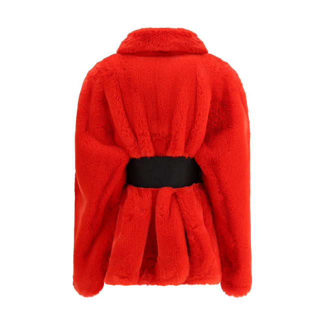 Balenciaga Wrap Faux Fur Coat Balenciaga