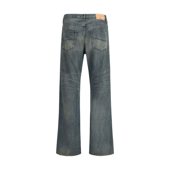 Balenciaga Relaxed fit Cotton Denim Pants Balenciaga