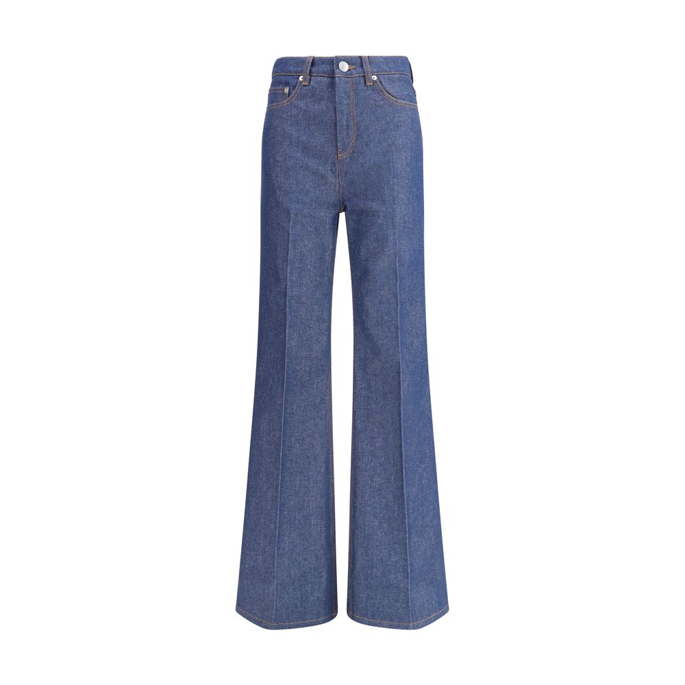 Ami Paris Flare fit Jeans in raw Ami Paris