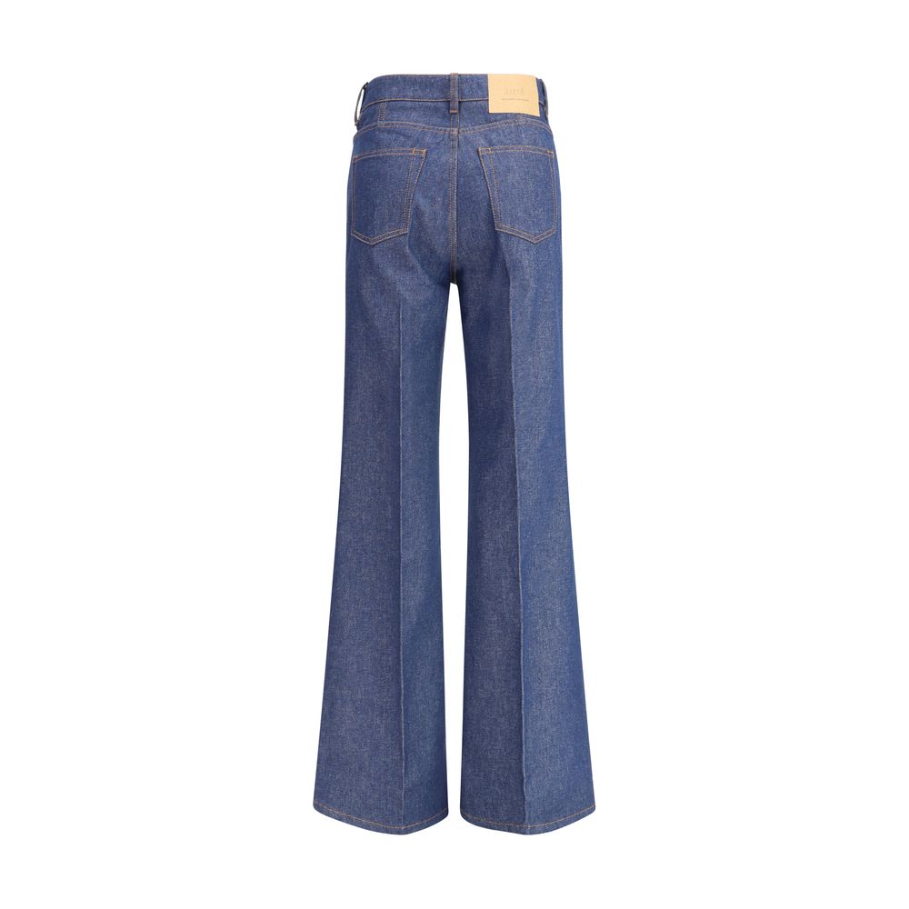 Ami Paris Flare fit Jeans in raw Ami Paris
