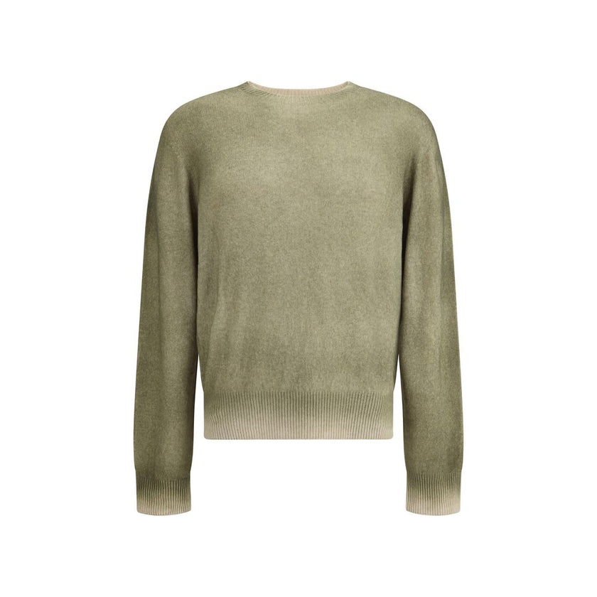 Aragona Cashmere Green Cashmere Sweatshirt Aragona Cashmere