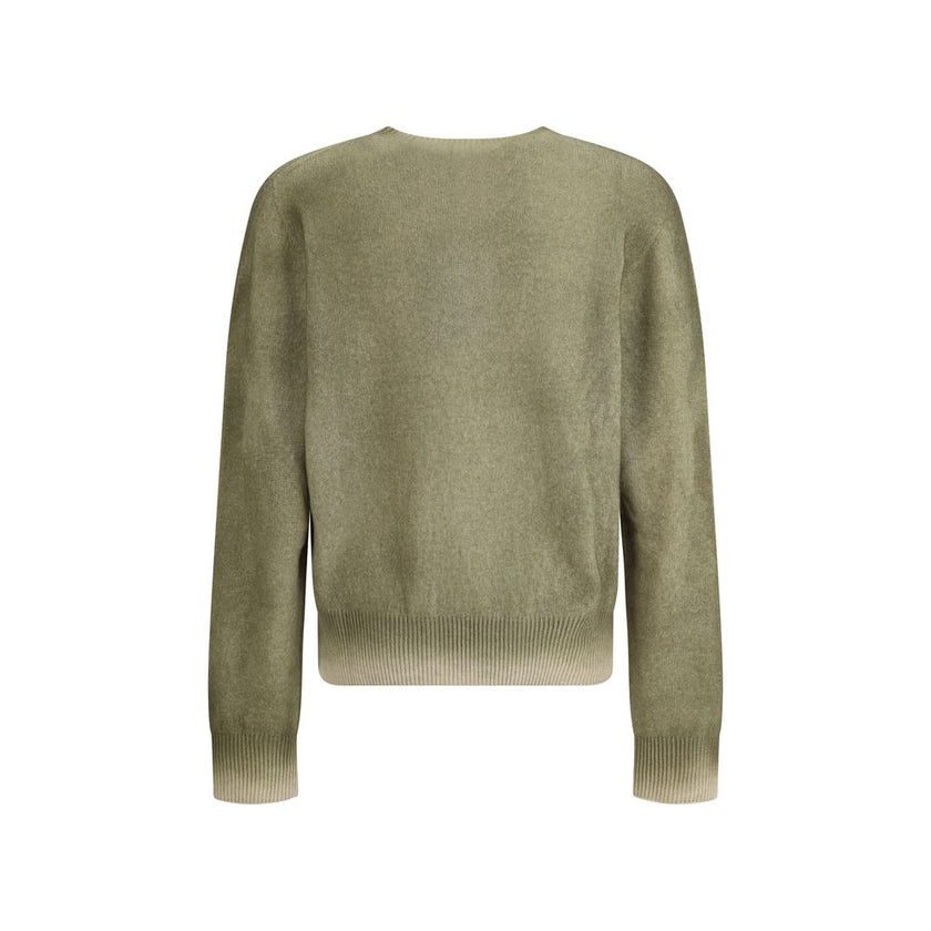 Aragona Cashmere Green Cashmere Sweatshirt Aragona Cashmere