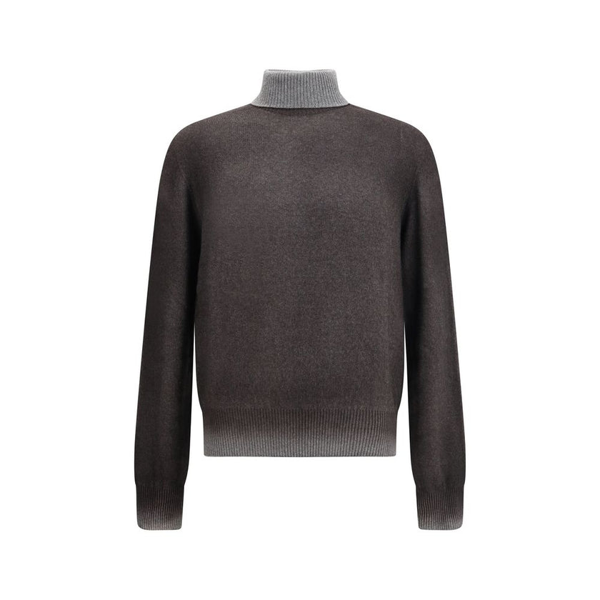 Aragona Cashmere Gray Cashmere Turtleneck Aragona Cashmere