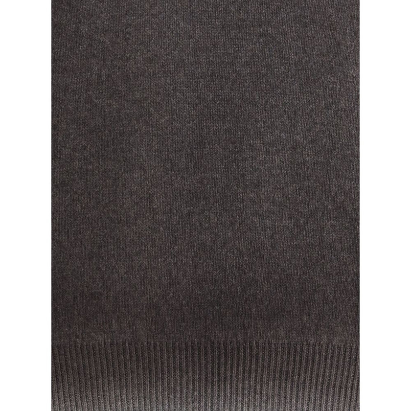 Aragona Cashmere Gray Cashmere Turtleneck Aragona Cashmere