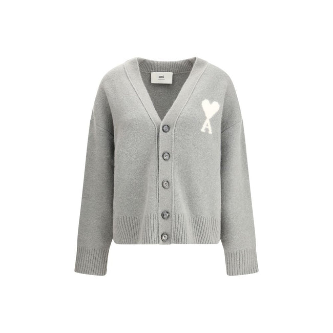 Ami Paris Alpaca Ami de Coeur Cardigan Ami Paris