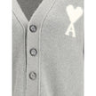 Ami Paris Alpaca Ami de Coeur Cardigan Ami Paris