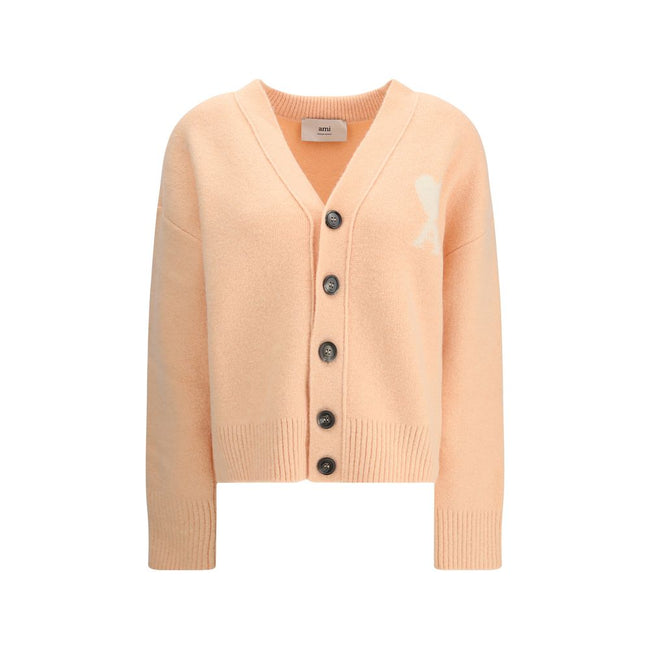 Ami Paris Alpaca Ami de Coeur Cardigan Ami Paris