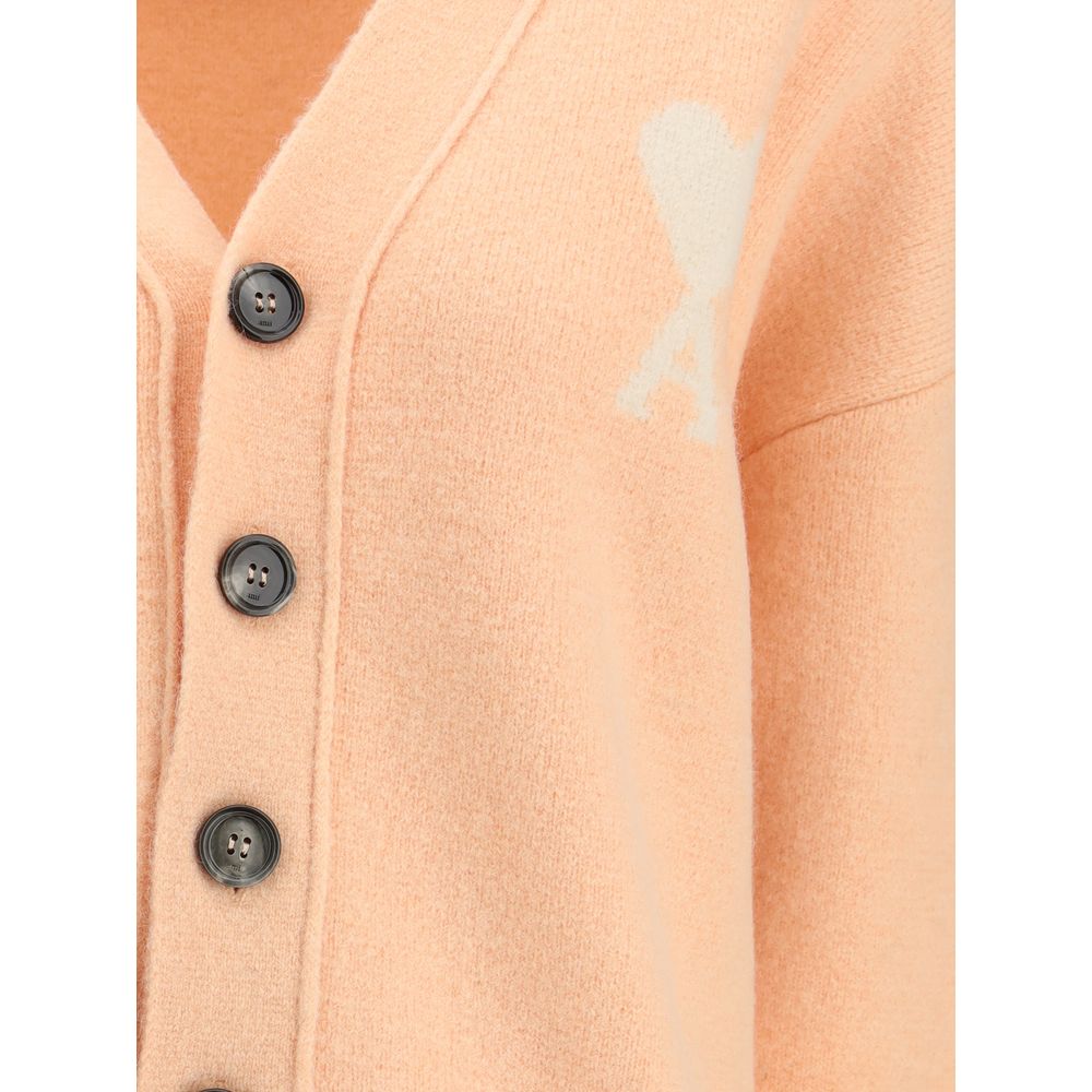 Ami Paris Alpaca Ami de Coeur Cardigan Ami Paris