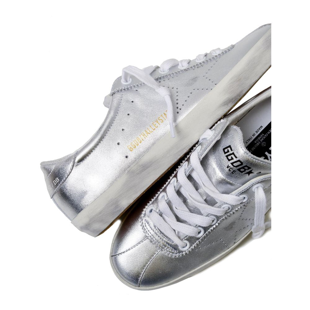 Golden Goose Gray Leather Men Sneaker Golden Goose